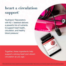Youtheory Resveratrol+ with K2 + Beetroot Supplement Capsules, 150 ct.