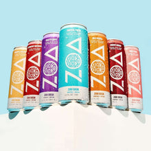ZOA Zero Sugar Energy Drinks with Electrolytes, Vitamin C, Amino Acids, B-Vitamins, Made with Green Tea Caffeine, Sugar-Free Variety Pack- Four Flavors, 12 Fl Oz Cans (12-Pack)