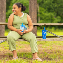 Zak Designs 16-oz Stainless Steel Double-Wall Tumbler for Kids with Straw, 2-Piece Set