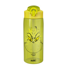 Zak Designs Durable Plastic 25oz Grinch Kids Water Bottle with Straw and Handle - Brands For Less USA