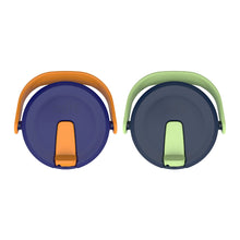 Zak Designs 14-oz. Stainless Steel Double Wall Sutton Grip Tumbler for Kids, 2-Piece Set, Assorted Characters