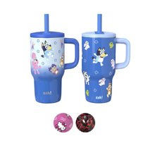 Zak Designs 16-oz Stainless Steel Double-Wall Tumbler for Kids with Straw, 2-Piece Set