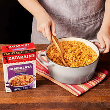 Zatarain's No Artificial Flavors Gluten Free Family Size Jambalaya Rice Dinner Mix, 12.0 oz Box