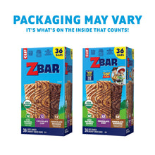 Zbar Soft Baked Organic Granola Snack Bars, Variety Pack, 36 pk.