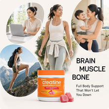 Zena Nutrition Creatine Gummies with D3 & K2, Creatine Monohydrate for Men and Women, Supports Bone, Muscle, & Cognitive Health, Gummy Workout Supplement, Watermelon Flavor, 150ct, 30 Daily Servings
