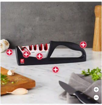 Zwilling Four Stage Knife Sharpener with Shear Sharpener