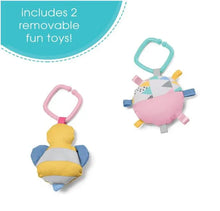 Summer Infant Learn-to-Sit 2-Position Floor Seat (Funfetti Pink) – Sit Baby Up in This Adjustable Baby Activity Seat - Brands For Less USA