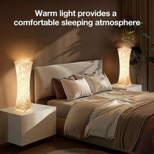 Set of 2 Fabric Table Lamp, Modern Dimmable Nightstand Lamp Bedside Desk Lamp, With Shade & LED Strip, For Bedroom Living Room, USB Interface