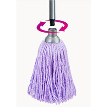Reynera Microfiber Screw-in Strip Mop Head Refill, Lavender, 1 Count