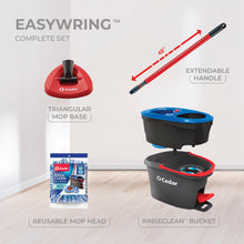 O-Cedar RinseClean Spin Mop With 2-Tank System and Microfiber Mop Head