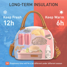 TOURIT Insulated Lunch Box Reusable Lunch Tote Bag, Soft Thermal Cooler Bag Food Container with Adjustable Shoulder Strap for Women Men, Work School Picnic Beach, Cream - Brands For Less USA