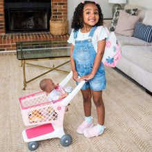 Hopscotch Lane My Baby Doll's Shopping Cart, Baby Doll Accessory-10 Play Pieces, Children Ages 2+