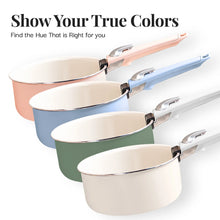 Gotham Steel 18 Pcs Pots and Pans set Non Stick, Ceramic Pan Cookware Set W/ Detachable Handle, RV Kitchen Cooking Set with Secure Lock Removable Handles, Oven Safe Nonstick Pan Set