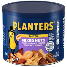 Salted Mixed Nuts, Party Snacks, Plant-Based Protein 10.3Oz (1 Canister) - Brands For Less USA