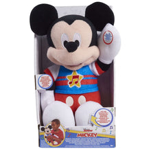 Disney Junior Mickey Mouse Funhouse Singing Fun Mickey Mouse 13 Inch Lights and Sounds Feature Plushie, Sings The Wiggle Giggle Song Baby and Toddler Toys