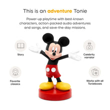 tonies Mickey Mouse Audio Play Figurine for Toniebox, Small, Multicolor, Plastic Set