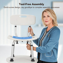 Naipo Adjustable Height Shower Chair with Backrest and EVA Padded, Bathtub Bench Seat Transfer for Disabled, Seniors & Elderly, Tool-Free Assembly - Brands For Less USA