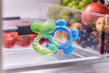 Nuby 3-Step Soothing Teether Set for Infants, Green/Blue/Yellow Unisex Baby Teethers, 3 Count - Brands For Less USA