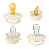 BIBS Pacifier Try-it Collection, Size 1: 0-6 Months, Ivory