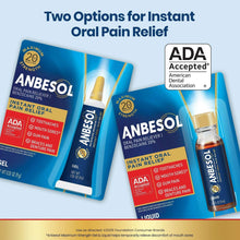 Anbesol Instant Oral Pain Relief Liquid with Benzocaine, Maximum Strength, 0.41 fl oz - Brands For Less USA