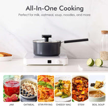 SENSARTE Ceramic Nonstick Saucepan with Lid, 2Qt Saucepan Pot with cover, Oven Safe, Anti-Scald Handle, Induction Compatible, Easy to Clean - Brands For Less USA