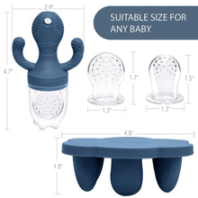 Little Twig Freezable Teether Set Steel Blue - Brands For Less USA