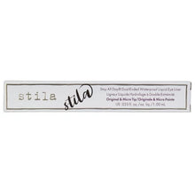 Stila Stay All Day Dual-Ended Waterproof Liquid Eye Liner, 0.033 Fl. Oz. - Dark Brown