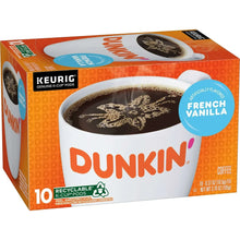 Dunkin’ French Vanilla Artificially Flavored Coffee, Keurig K Cup Pods, 10 Count Box - Brands For Less USA