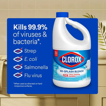 Clorox Splash-Less Liquid Bleach, Regular Scent, 77 fl oz
