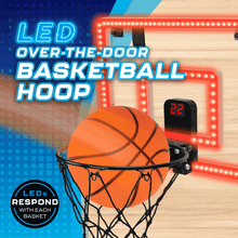 Over-the-Door Basketball Hoop, Indoor Sports Game, Battery-powered, for All Ages