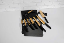 Thyme & Table 20-Piece Knife Set - Black