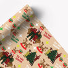 Mah Melanin Home For the Holidays Premium Wrapping Paper, 4 pk.