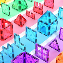 Magnetic Tiles for Kids,Educational Magnetic Building Blocks for Boys Girls, STEM Preschool Kidergarten Learning Toys