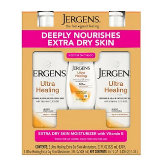 Jergens Ultra Healing Extra Dry Skin Moisturizer (21 Fl. Oz., 2 Pk. + 3 Fl. Oz.) - Brands For Less USA