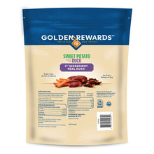 Golden Rewards Sweet Potato Wrapped with Duck Premium Dog Treats, 32 oz Bag