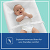 Sealy Soybean Comfort 3-Sided Contoured Diaper Changing Pad, White