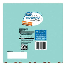 Great Value Donut Shop 100% Arabica Medium Roast Ground Coffee Pods, 38.4oz, 100 Count - Brands For Less USA