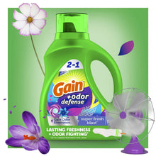 Gain Odor Defense Liquid Laundry Detergent, Super Fresh Blast Scent, 88 fl oz, 61 Loads