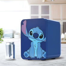 Disney Stitch Blue 6 Can AC Mini Fridge Thermoelectric Cooler 4 Litre