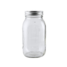 Ball 32 Oz Regular Mouth Glass Mason Jar With Airtight Lid - Food Storage - 12 Pack