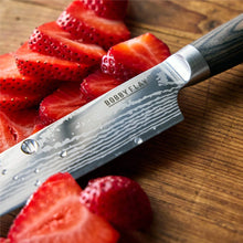 Juego de cuchillos GreenPan Bobby Flay de 3 piezas, cuchillo de maridaje, multiusos y de chef, acero inoxidable, mango de madera