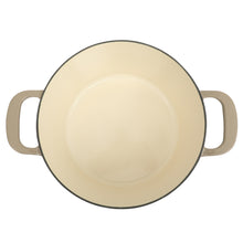 Martha Stewart Everyday Eastwick 7 Quart Enamel on Cast Iron Dutch Oven Taupe