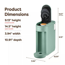 Keurig® K-Mini Mate® Automatic Single Serve K-Cup® Pod Coffee Maker - Glamping Green; Small & Colorful Coffee Maker, Travel Mug Friendly, Makes 12 Oz.