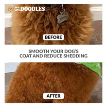 We Love Doodles Pin Brush For Dogs, Pet Grooming Detangler Pin Dog Brush, Dog Brush For Shedding & Loose Fur, Gold Pins Long Haired Pets