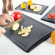 Extra Large Cutting Boards, AOKIWO Plastic Cutting Boards for Kitchen (Set of 3)Meat, Veggies Cutting Board Set Dishwasher Chopping Board with Juice Grooves Easy-Grip Handles, Dark Grey
