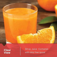 BLACK+DECKER Manual Citrus Juicer, 32 oz, White Plastic, Self-Reversing Cone