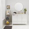 Beautiful Bathroom Canister, Gray