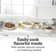 Hamilton Beach 6 Qt Slow Cooker, Stoneware Crock with Removable Pot, Red