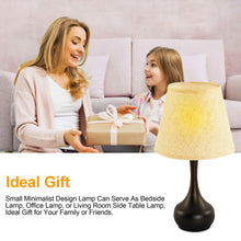 LOFTER-PRO Touch Table Lamps for Bedroom, 3-Way Dimmable Bedside Lamp - Home Decor, Touch Controlled Small Light For Bedroom, Living Room, Office, Desk (Including LED Bulbs)