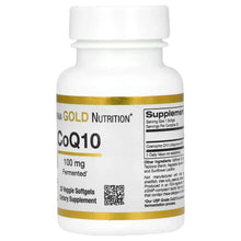 California Gold Nutrition, CoQ10, 100 mg, 30 Veggie Softgels
